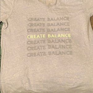 Baby blue comfortable work out tee